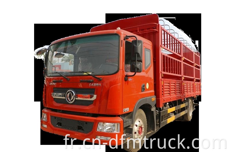 Dongfeng Dollicar D9 160 HP 4X2 red cargo truck